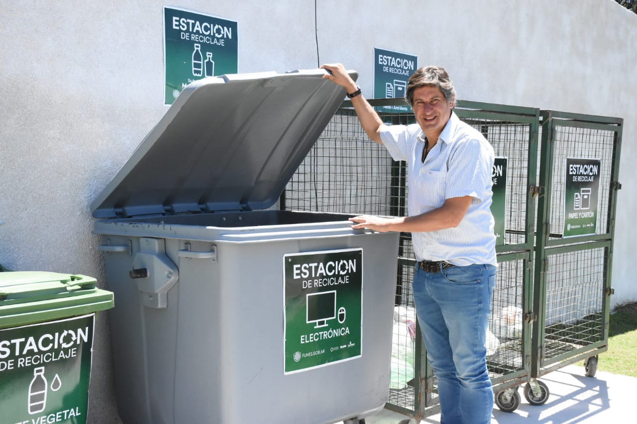 Funes tiene su primera estación de reciclado de residuos en el Obrador